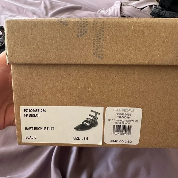 Free People Hart Buckle Flats 8.5 - Picture 6 of 8